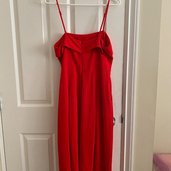 Nordstrom red jumpsuit - Picture 3 of 3